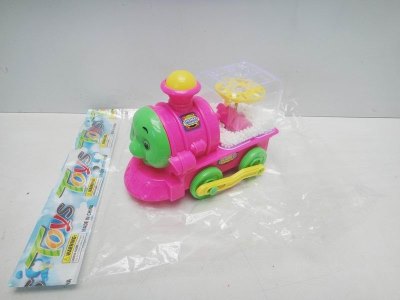 PULL LINE TRAIN W/LIGHT GREEN/RED/YELLOW - HP1019979