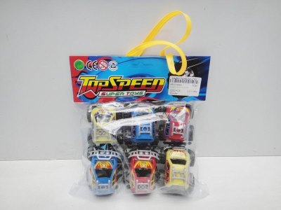 PULL BACK CONSTRUCTION CAR 6PCS  - HP1019983