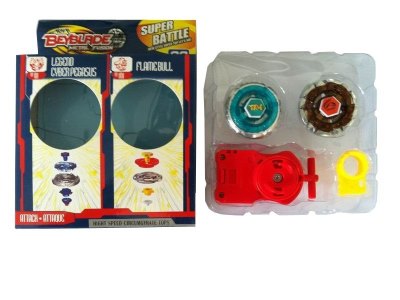 METAL BEYBLADE ALLOY TOP W/LAUNCHER (AMERICAN PACKING) 2ASST. - HP1020123