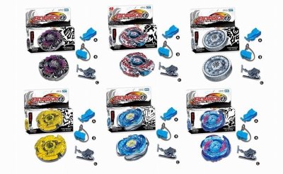 METAL BEYBLADE ALLOY TOP W/LAUNCHER (AMERICAN PACKING) 6ASST. - HP1020129