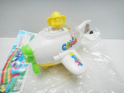 PULL LINE CARTOON PLANE W/FLURRY  - HP1020262