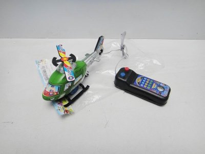WIRE CONTROL HELICOPTER（PAINTING）ORANGE/BLUE/SILVER - HP1020270