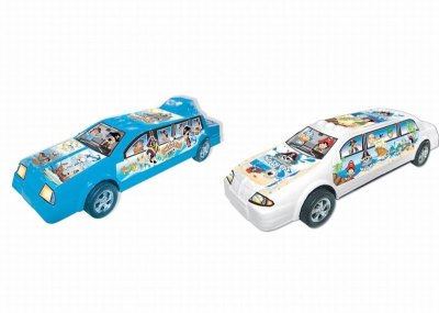 FRICTION CAR WHITE/BLUE - HP1020300
