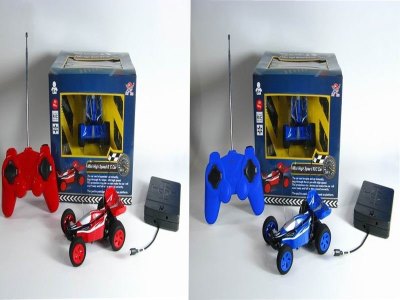4 FUNCTION R/C HIGH SPEED CAR W/CHARGER RED/BLUE - HP1020339