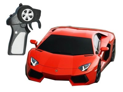4 FUNCTION R/C CAR W/CHARGER INCLUDED BATTERY RED/GRAY/WHITE - HP1020375