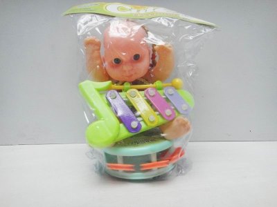 LONG HAIR DOLL W/MUSICAL INSTRUMENT - HP1020395