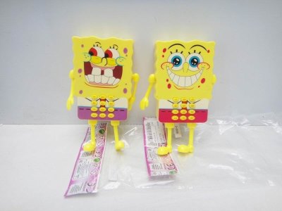 SPONGEBOB CELLPHONE W/MUSIC & LIGHT 4ASST - HP1020419
