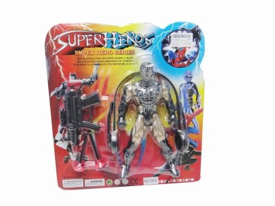 SPIDERMAN W/SOFT SHOOTING GUN & EARPHONES & LIGHT - HP1020563