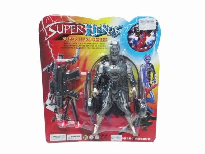 BAT-MAN W/SOFT SHOOTING GUN & EARPHONES & LIGHT - HP1020564