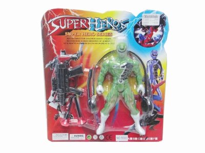 ROBOT W/SOFT SHOOTING GUN & EARPHONES & LIGHT - HP1020565