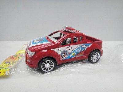 FRICTION PAINTING POLICE CAR RED/BLACK/BLUE - HP1020581
