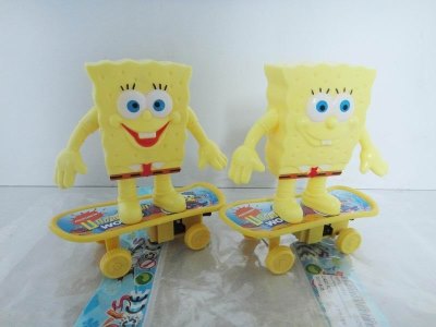 PULL BACK SKATE BOARD W/A SPONGEBOB 2ASST - HP1020642