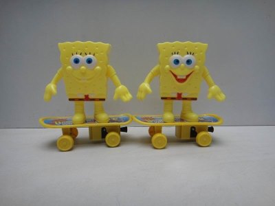 PULL LINE SKATE BOARD W/A SPONGEBOB 2ASST - HP1020643