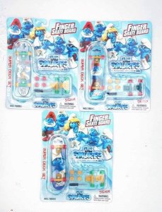 SMURFS FINGER SKATE BOARD 3ASST - HP1020664