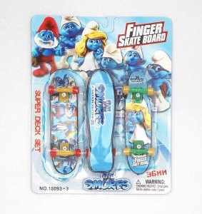 SMURFS FINGER SKATE BOARD 3PCS - HP1020665