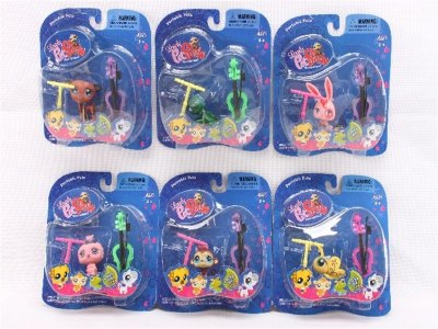 VINYL CARTOON ANIMAL 6ASST - HP1020770