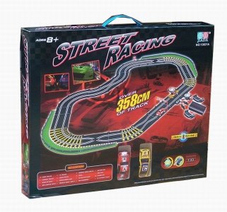 358CM B/O RAIL RACING CAR INCLUDED BATTERY - HP1020806
