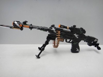 VIBRATING GUN W/LIGHT & SOUND - HP1020887