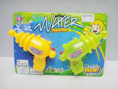 SMALL WATER GUN 2PCS (TRUE COLOR & TRANSPARENT) - HP1020904