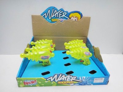 SMALL WATER GUN (TRANSPARENT) 12PCS/DISPLAY BOX - HP1020920