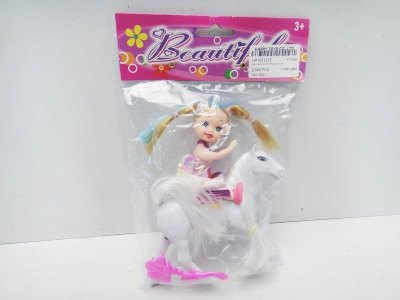 SMALL BABI HORSE W/PEOPLE 3COLOR - HP1021218