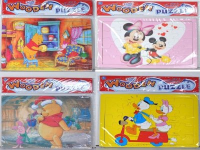 WOODEN PUZZLE 4ASST - HP1021313