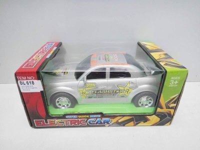 B/O CAR W/MUSIC & 6LED LIGHT RED/SILVER - HP1021324