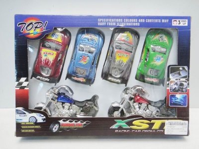 PULL BACK CAR 6PCS - HP1021327