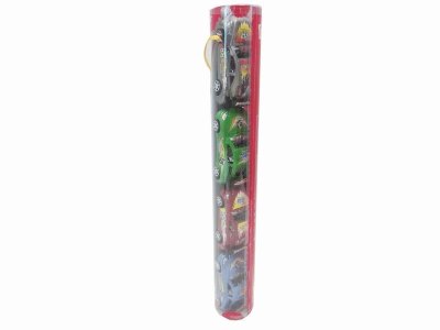 PULL BACK CAR 4PCS GREEN/SILVER/RED/BLUE - HP1021331
