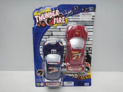 PULL BACK CAR 2PCS 2ASST 3COLOR - HP1021666