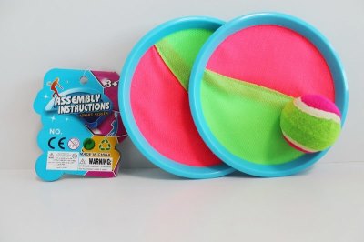 15CM THROW & CATCH BALL SET YELLOW/GREEN/BLUE/PINK/ORANGE - HP1021923