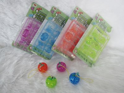 3D CRYSTAL PUZZLE W/CHAIN (GREEN/RED/PURPLE/BLUE 4ASST) - HP1022076