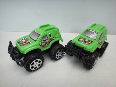 2PCS PULL BACK CAR RED/GREEN/BLUE 2ASST - HP1022201