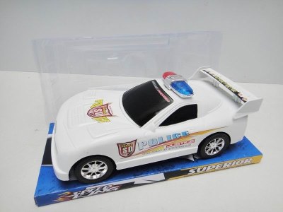 FRICTION POLICE CAR WHITE/BLACK - HP1022313