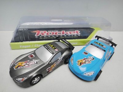 FRICTION RACING CAR 2PCS SILVER/BLUE - HP1022350