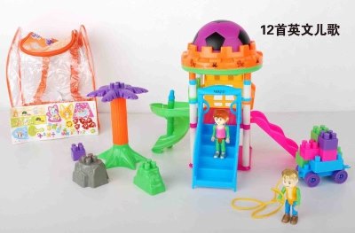 BUILDING BLOCK 48PCS W/LIGHT AND MUSIC - HP1022518
