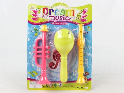 INFANT INFANT MUSICAL INSTRUMENT(HONK，FLUTE，HAMMER)3PCS - HP1022649