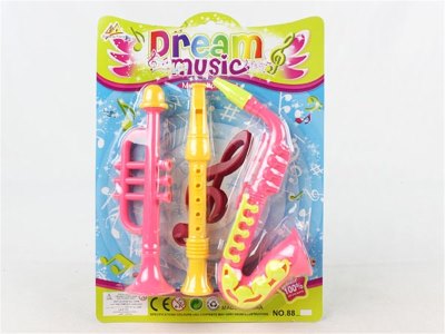 INFANT MUSICAL INSTRUMENT(HONK，FLUTE，SAXOPHONE)3PCS - HP1022658