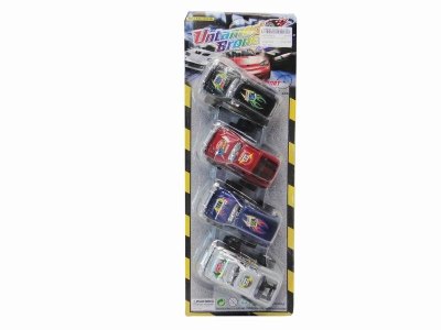 4只装回力车 红蓝黑银4色混装 - HP1022873