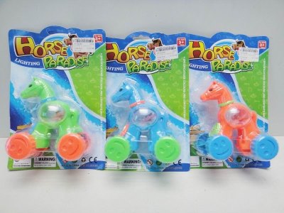 PULL LINE HORSE W/LIGHT GREEN/BLUE/ORANGE - HP1022887