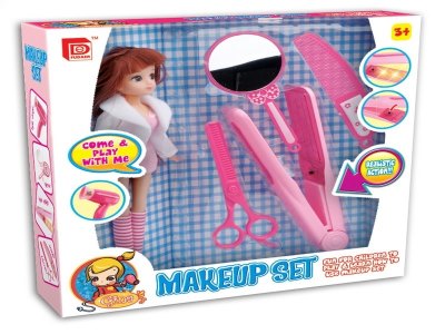 B/O STRAIGHT HAIR MACHINE W/DOLL - HP1023032