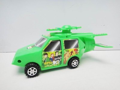 PULL LINE BEN10 FLYING CAR(GREEN) - HP1023229