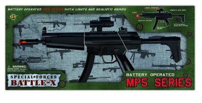 B/O VIBRATION GUN W/SOUND & LIGHT & FLASHLIGHT(BLACK) - HP1023347