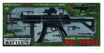 B/O VIBRATION GUN W/SOUND & LIGHT & FLASHLIGHT(BLACK) - HP1023348