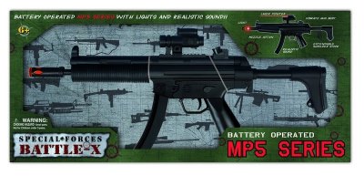 B/O VIBRATION GUN W/SOUND & LIGHT & FLASHLIGHT(BLACK) - HP1023351