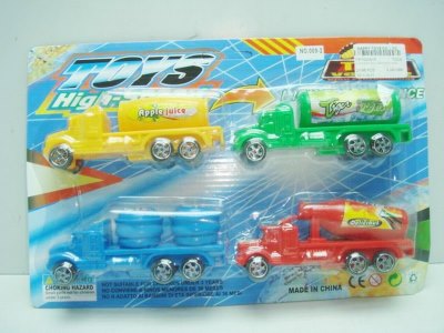 回力饮料货车 4款红蓝黄绿4色混装 - HP1023415