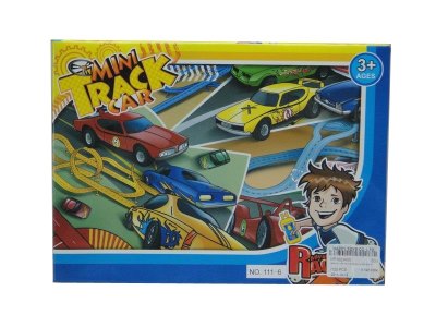 FREE WAY CAR 12PCS BLUE/YELLOW/RED/BLACK - HP1023435