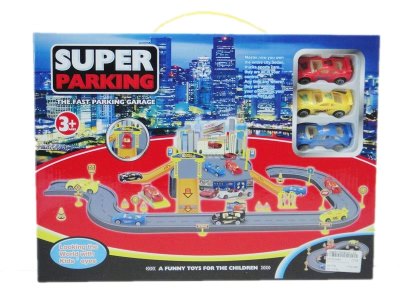 RAIL PARKING LOT W/3 FREE WAY CAR - HP1023459