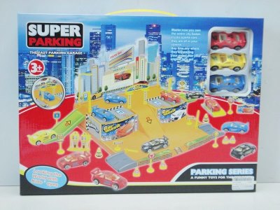 RAIL PARKING LOT W/3 FREE WAY CAR - HP1023460