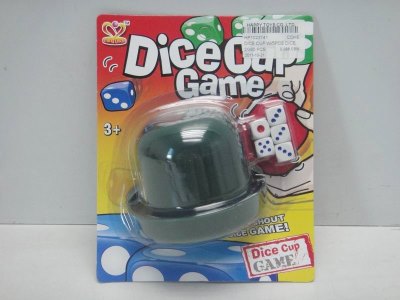 DICE CUP W/5PCS DICE - HP1023741